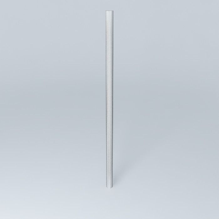 Metal pole Free 3D model_3