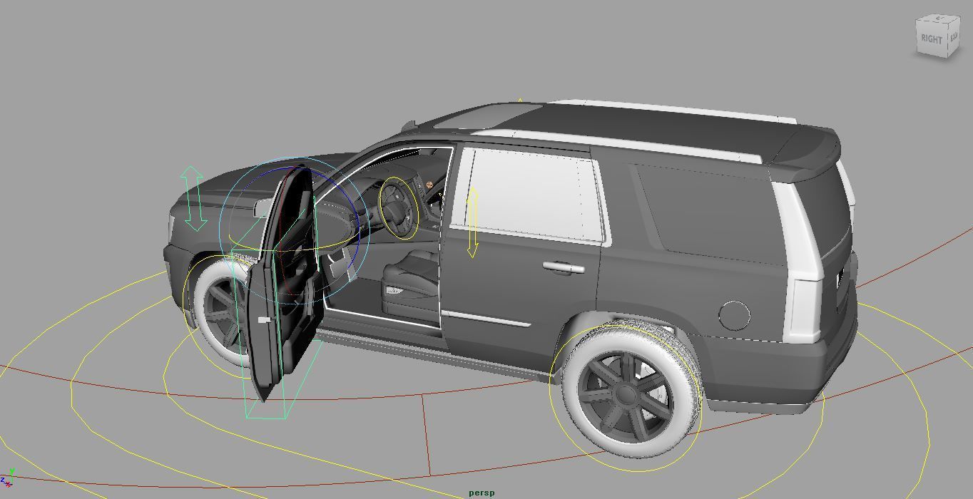 Car suv 3D model_1