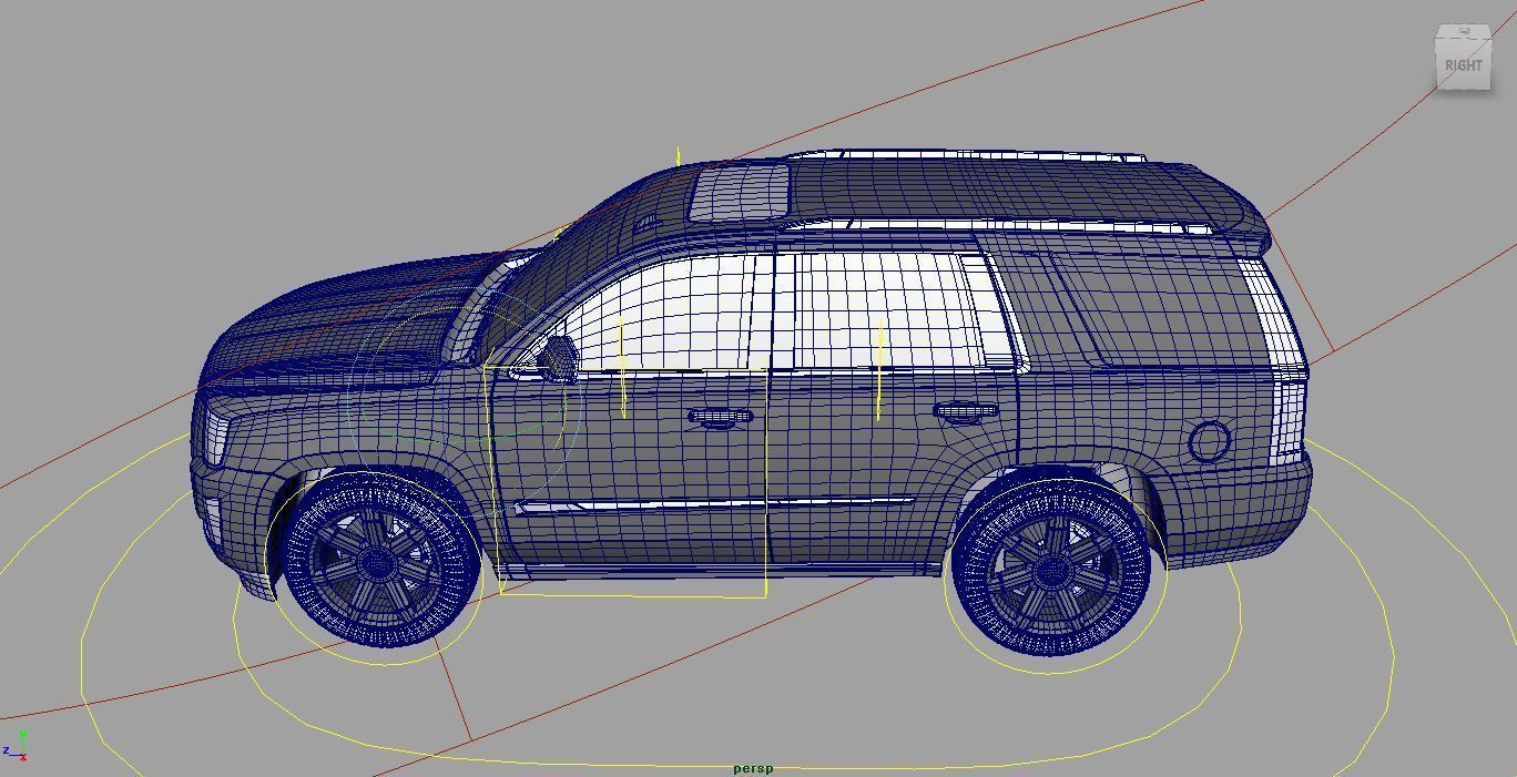 Car suv 3D model_3