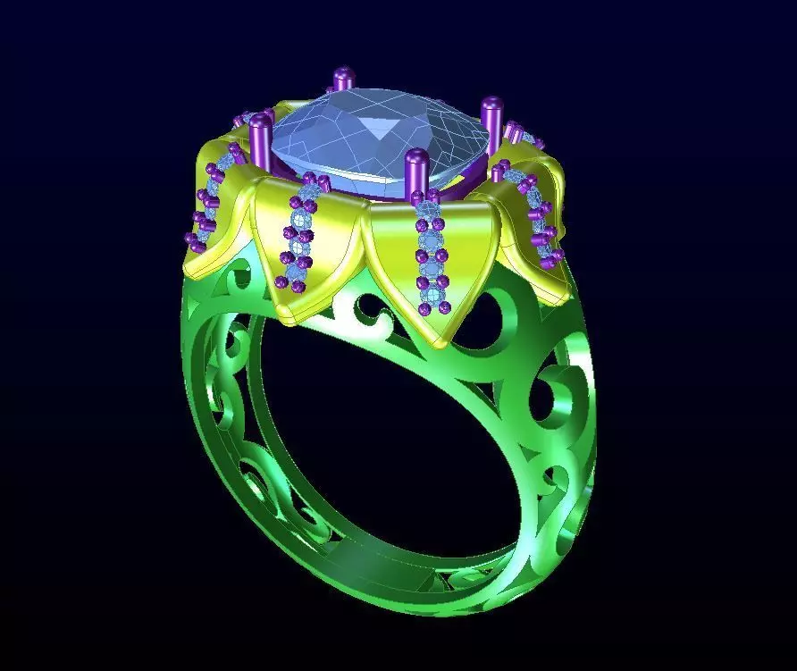 DIAMOND JEWELLERY 3D print model