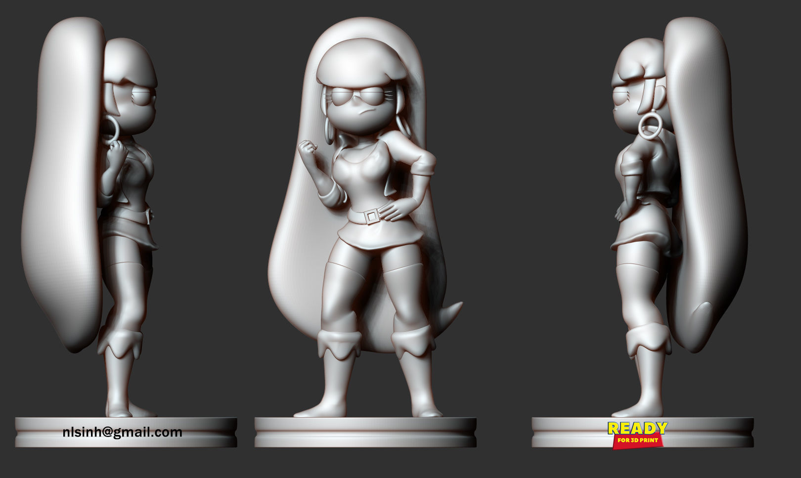 Gravity Falls Pacifica - Fanart 3D print model_3
