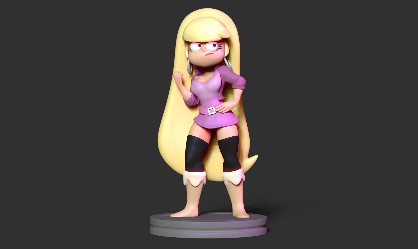 Gravity Falls Pacifica - Fanart 3D print model_4