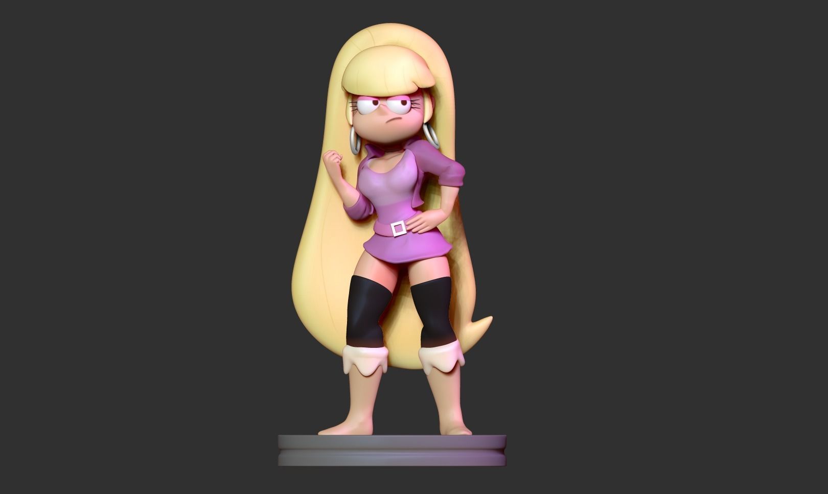 Gravity Falls Pacifica - Fanart 3D print model_5