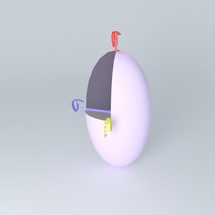 Stress ellipsoid Free 3D model_1