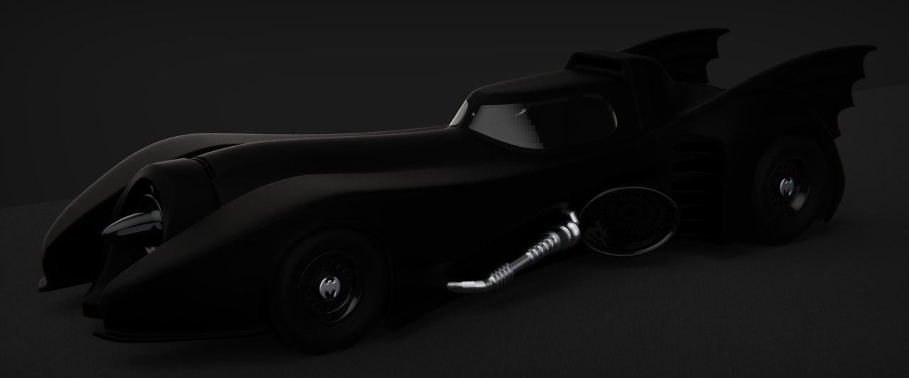 Batmobile 1989 V2 3D model_4