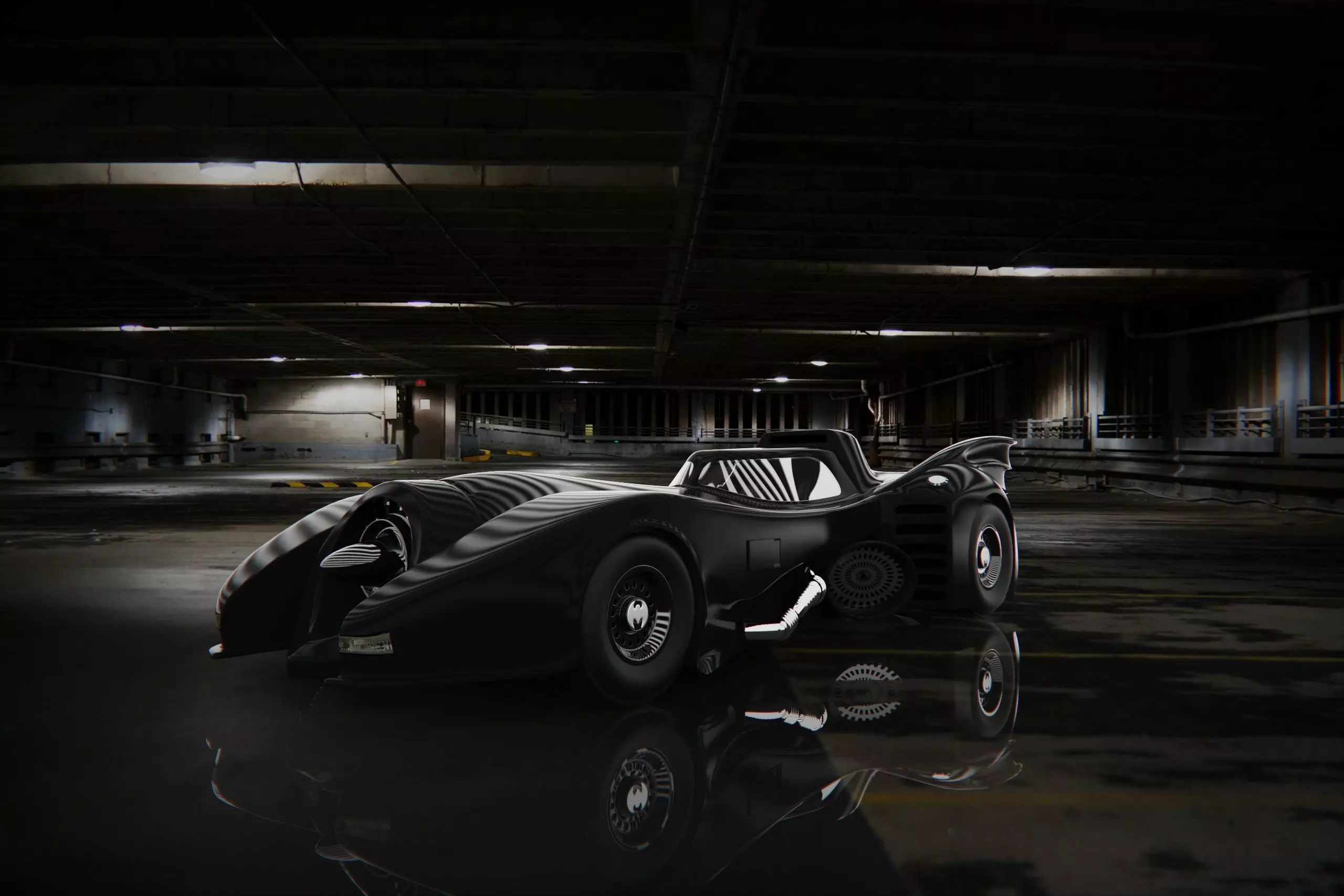 Batmobile 1989 V2 3D model_0