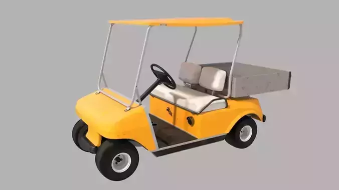 golf cart 3D model golf cart 3D model