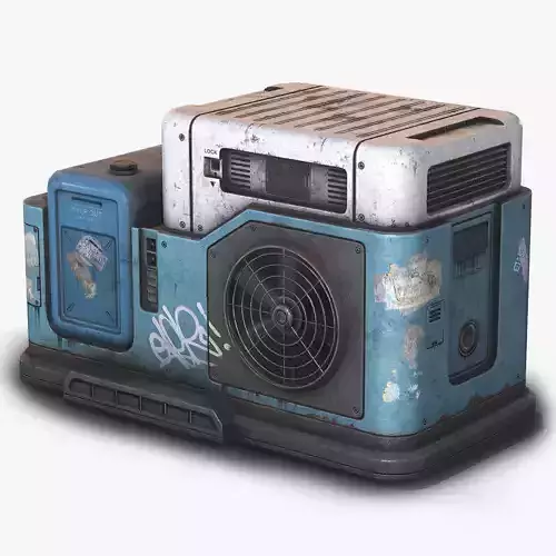 Air Condition Low Poly 