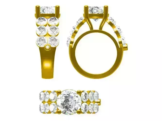 Diamond mounting ring  item no YSC3