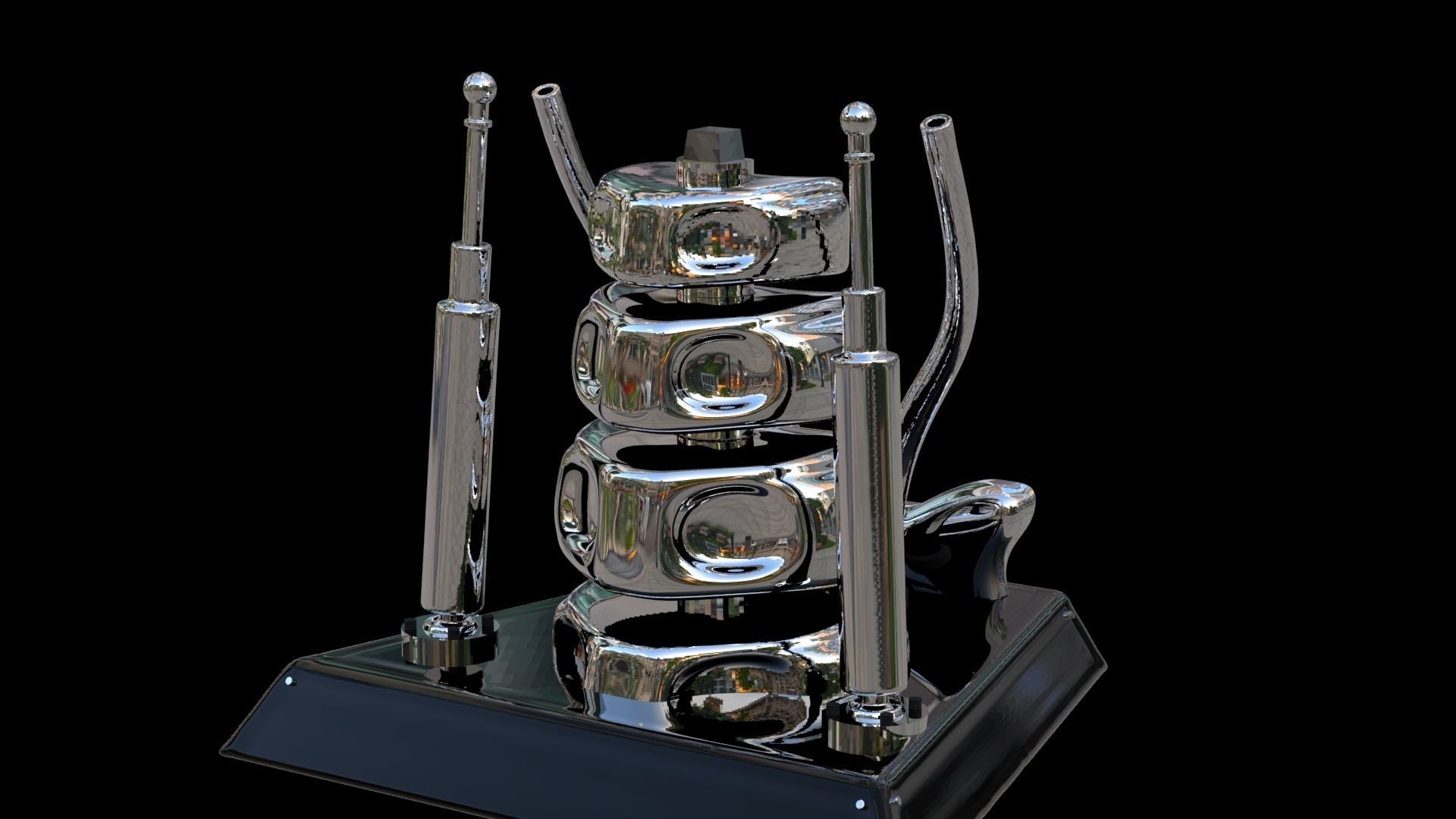 Terminator T-800 Skull Bust 3D Print Stl Model Diorama  3D print model_8