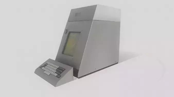 Lowpoly Plato IV Terminal PC