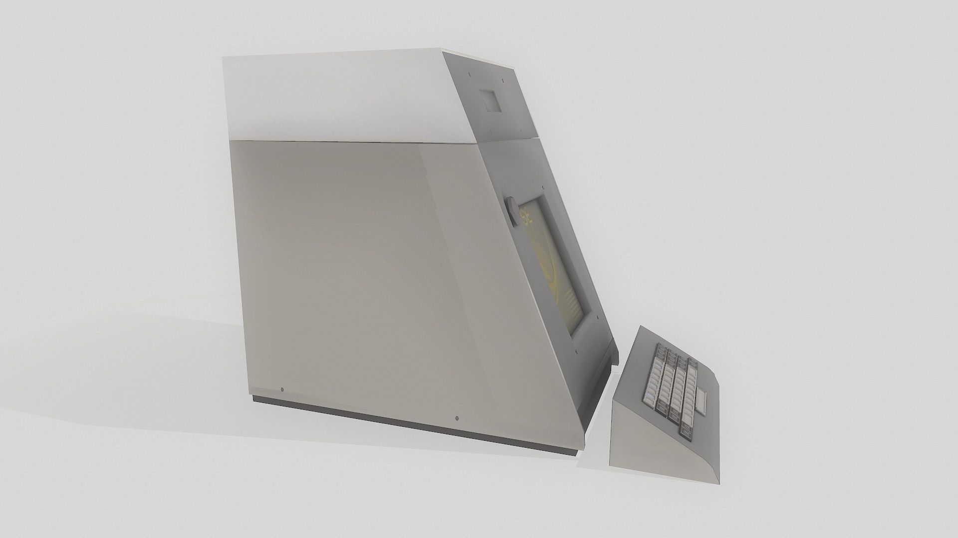 Lowpoly Plato IV Terminal PC Low-poly 3D model_3