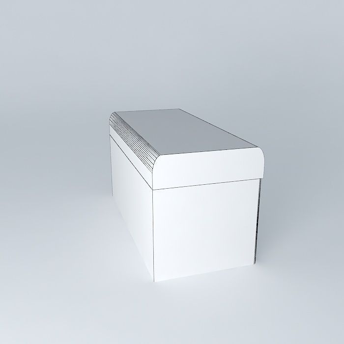 Make up box Free 3D model_3