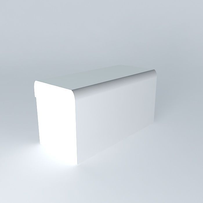 Make up box Free 3D model_1