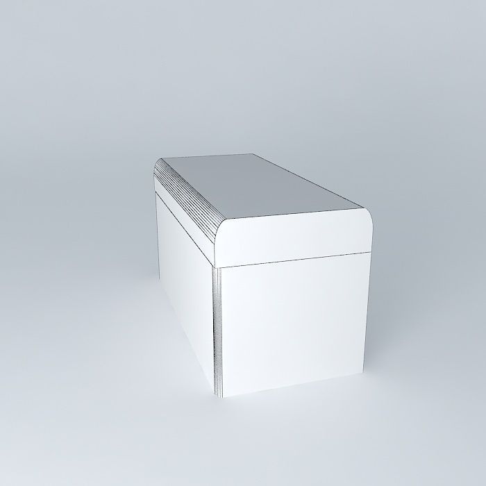 Make up box Free 3D model_4