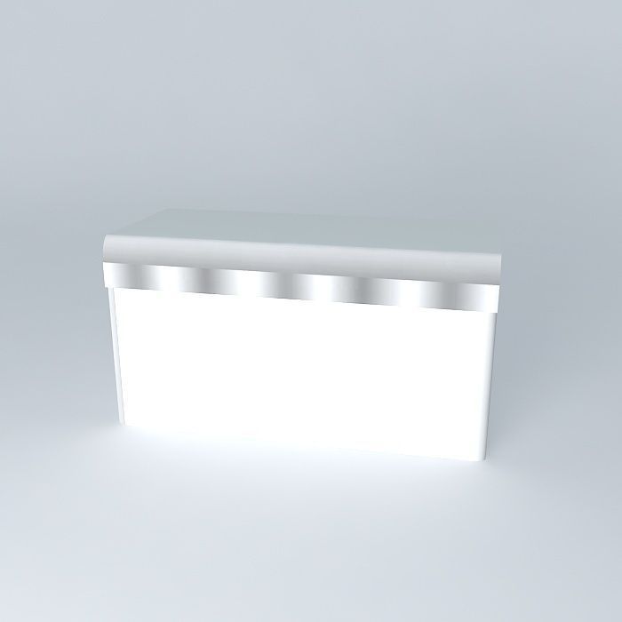 Make up box Free 3D model_2