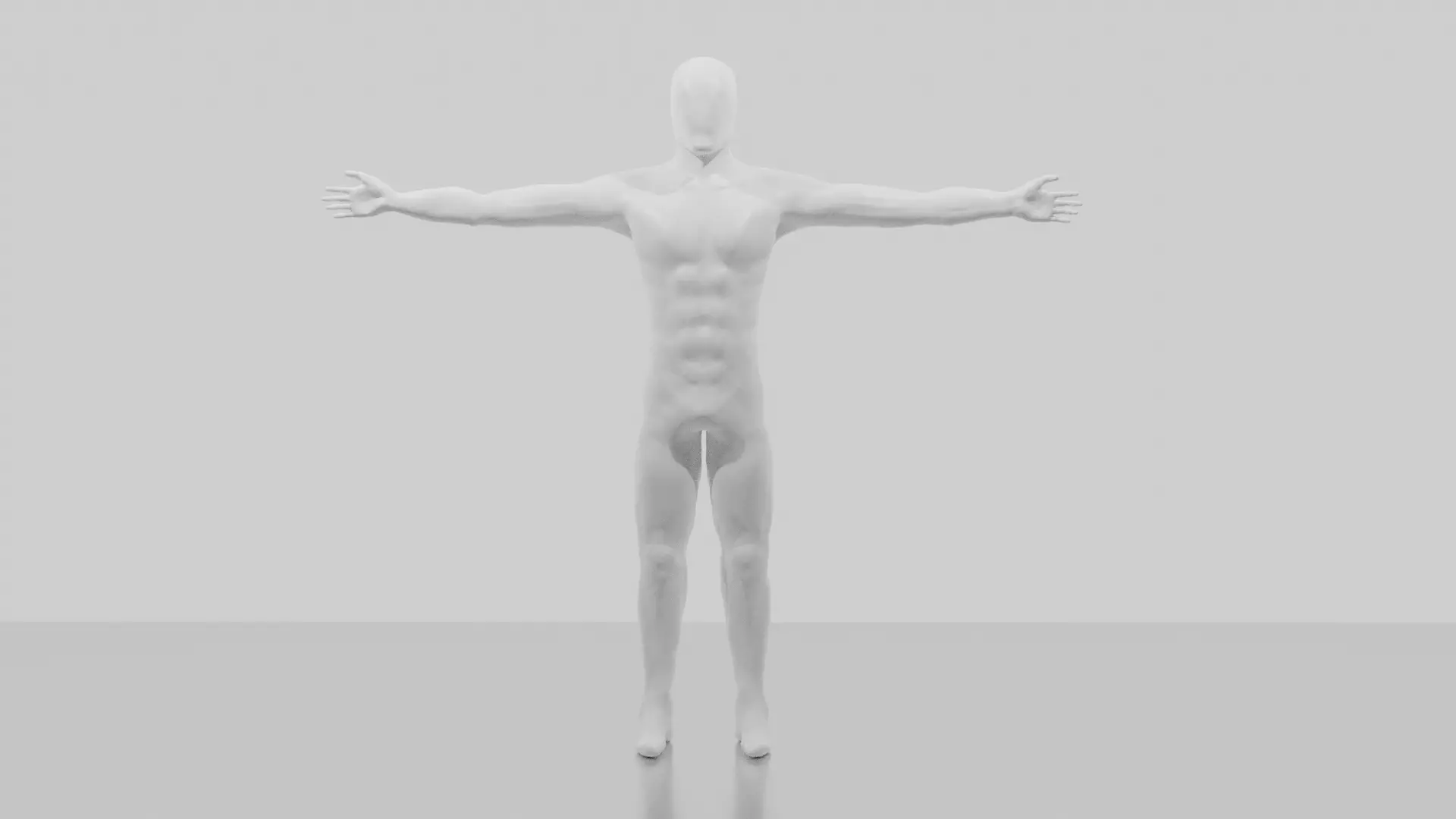 man mannequin 3D model_0