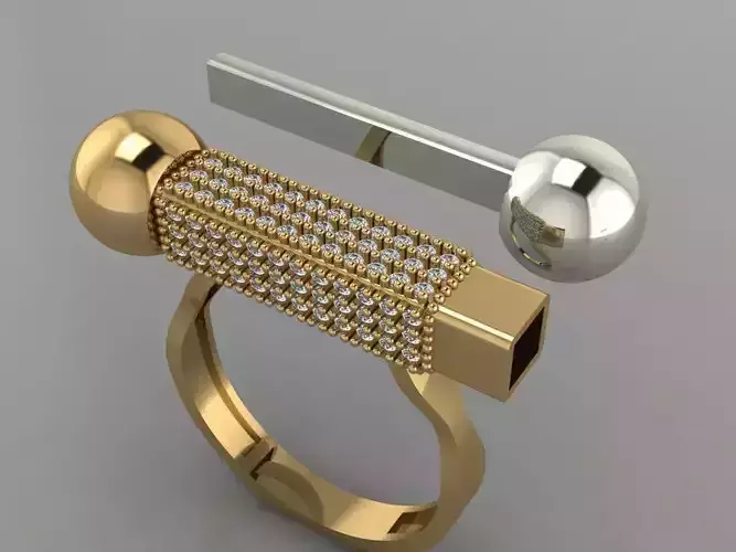 GC GOLD H187-Diamond NECKLACE 