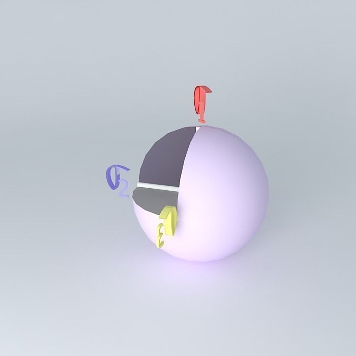 Isotropic stress ellipsoid Free 3D model_1