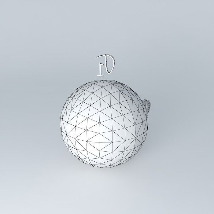 Isotropic stress ellipsoid Free 3D model_3