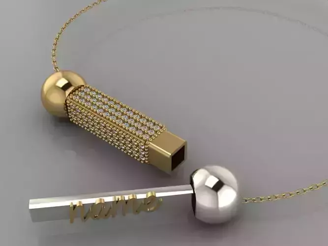 GC GOLD H188-Diamond NECKLACE 