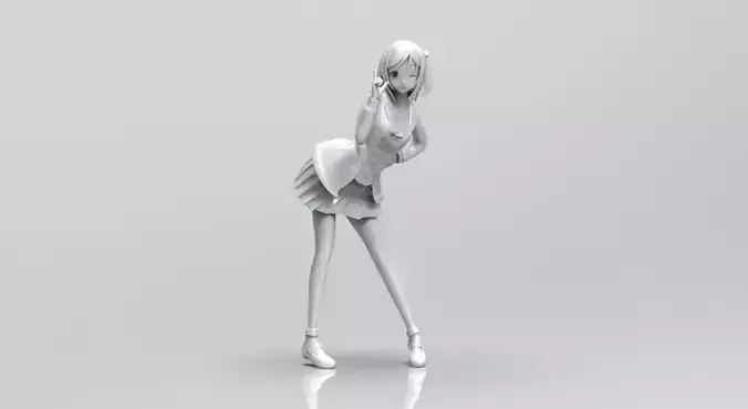 Yanagi girl in dress