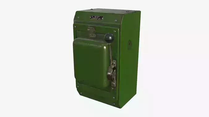 Power Box  Low-poly 3D model