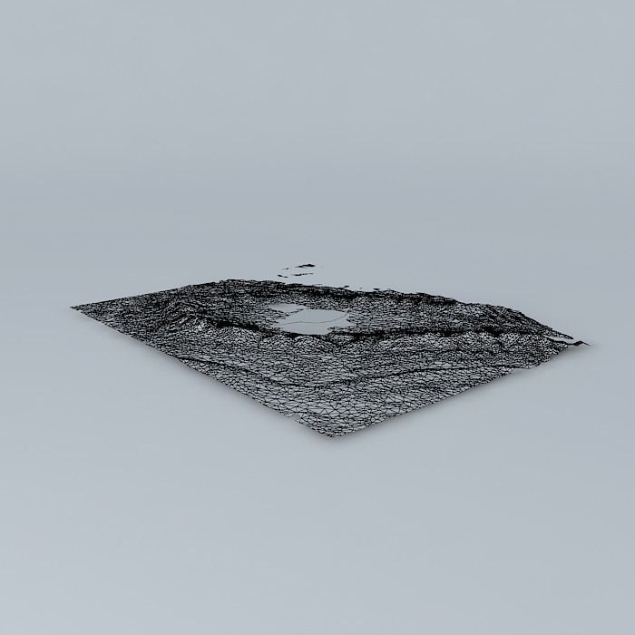 Wilpena Syncline Free 3d Model Cgtrader