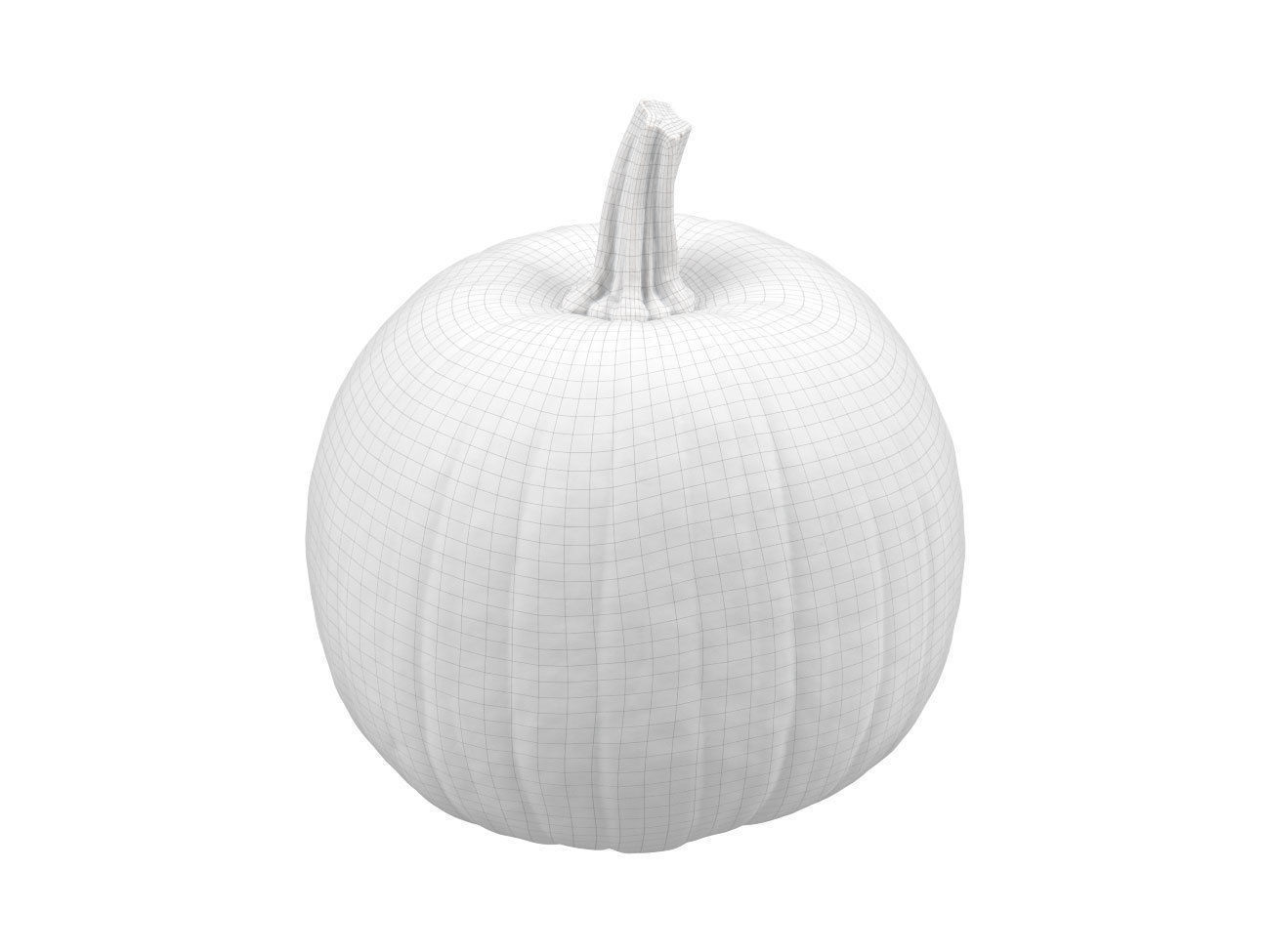 Photorealistic Pumpkin 3D Scan 3D model_7
