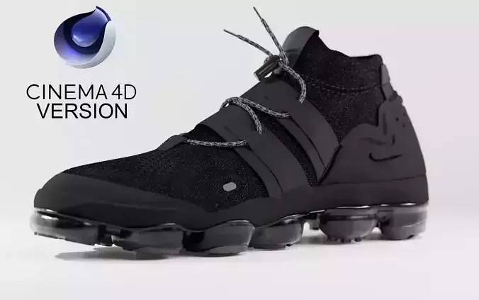 Nike Vapormax Utility Triple Black 3D model