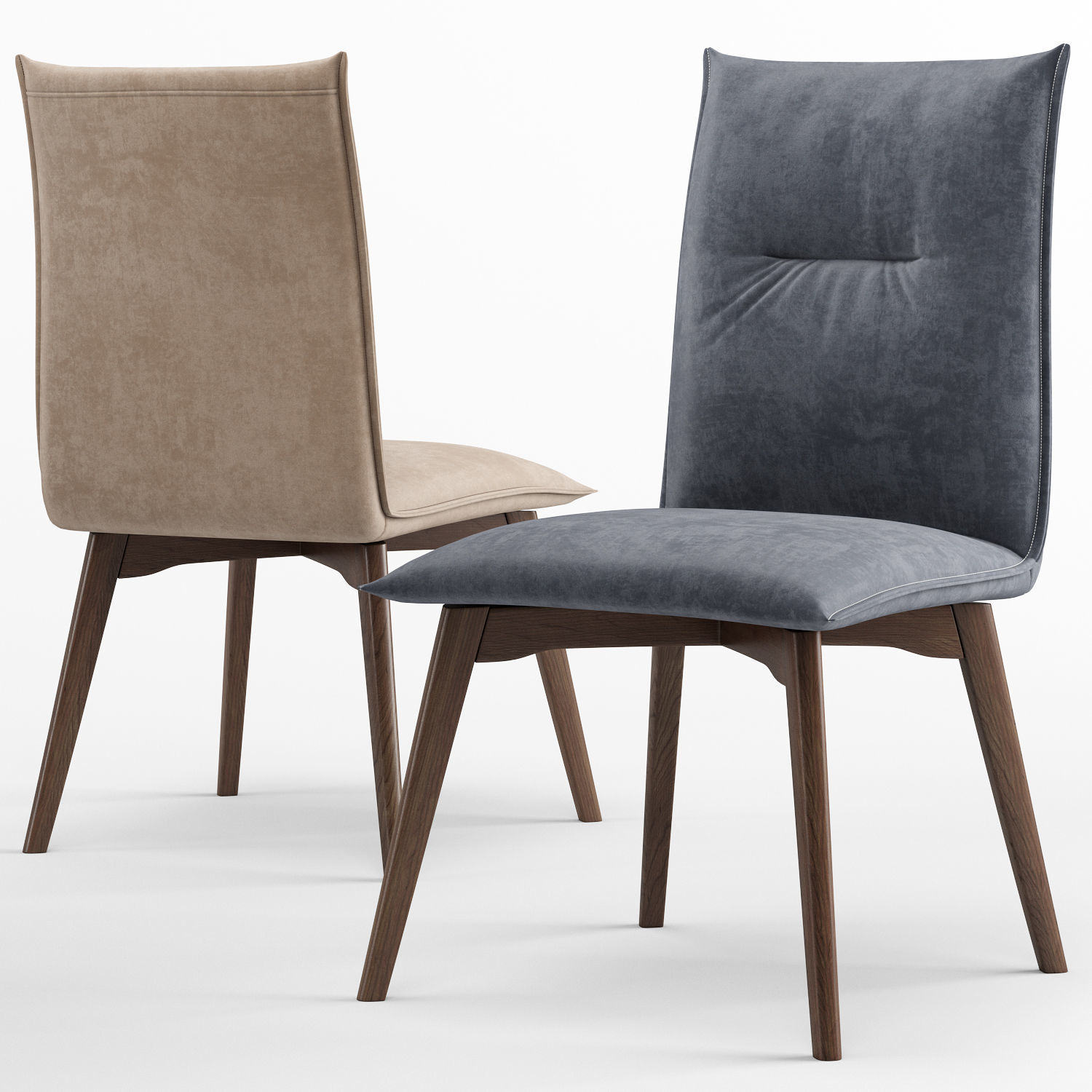 Stecco cocktail table and Maya chair connubia calligaris 3D model