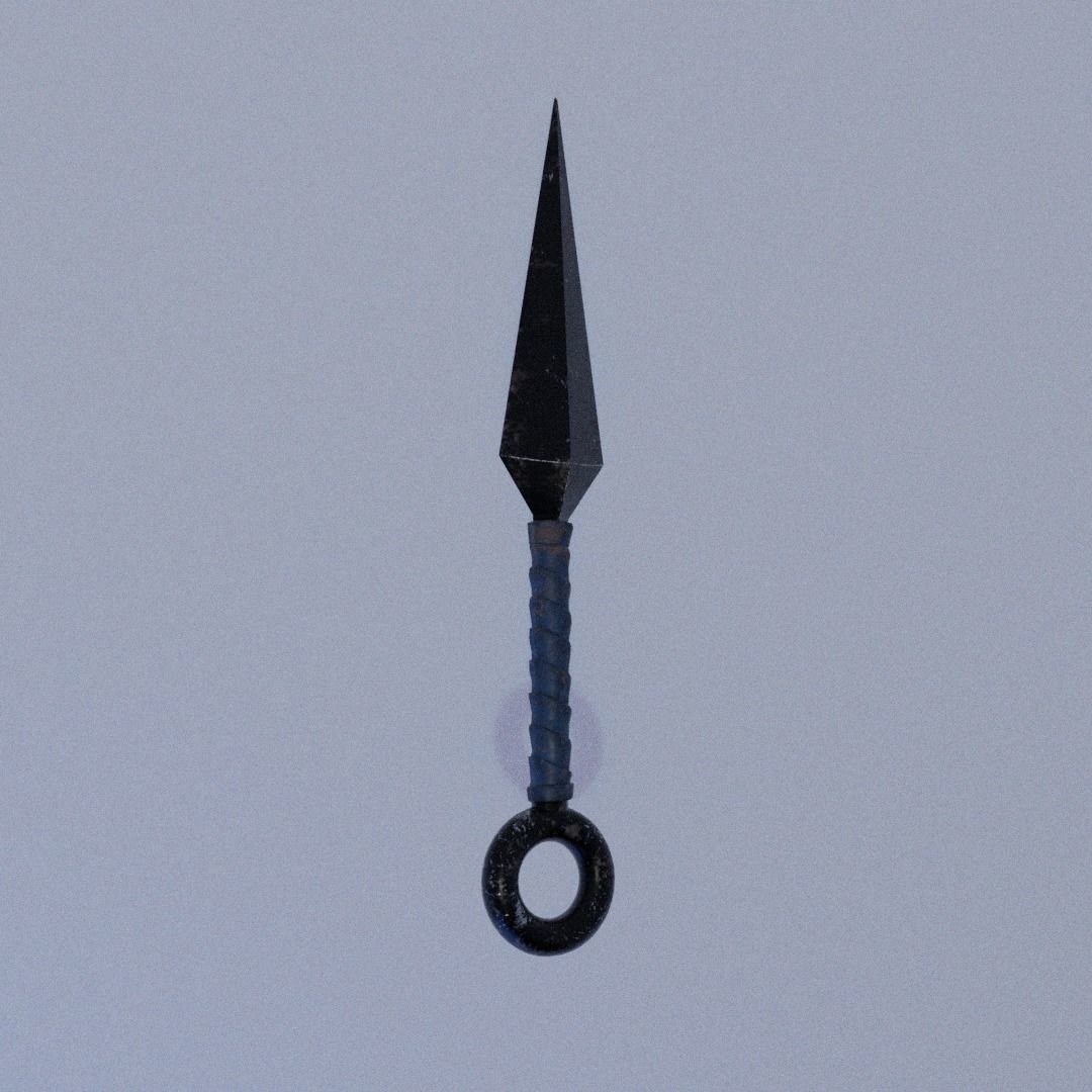 LOW POLY KUNAI Low-poly 3D model_20
