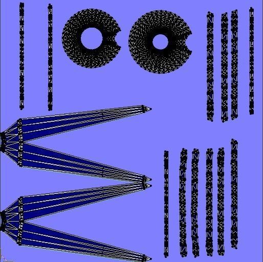 LOW POLY KUNAI Low-poly 3D model_16