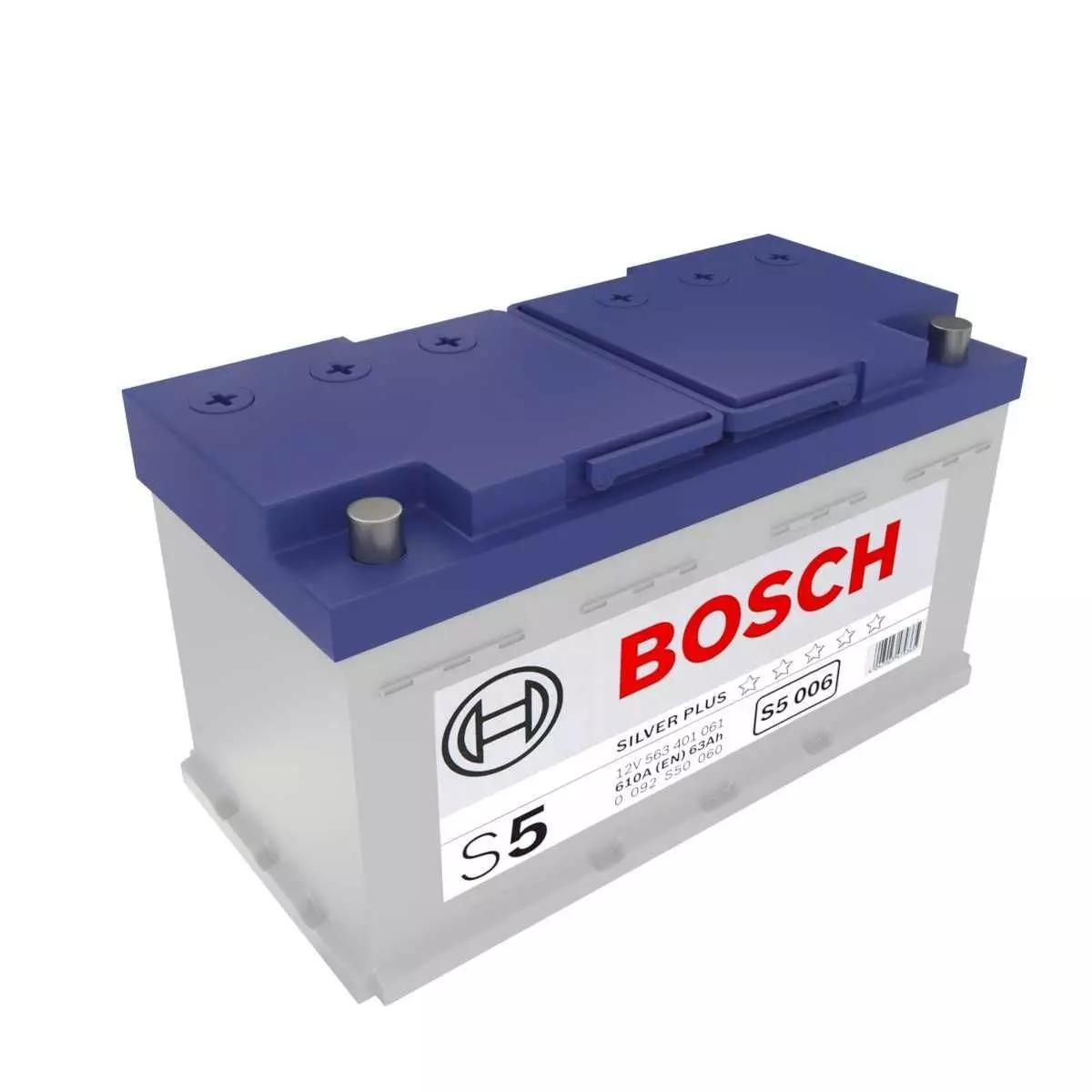 Car Battery 3D model_0