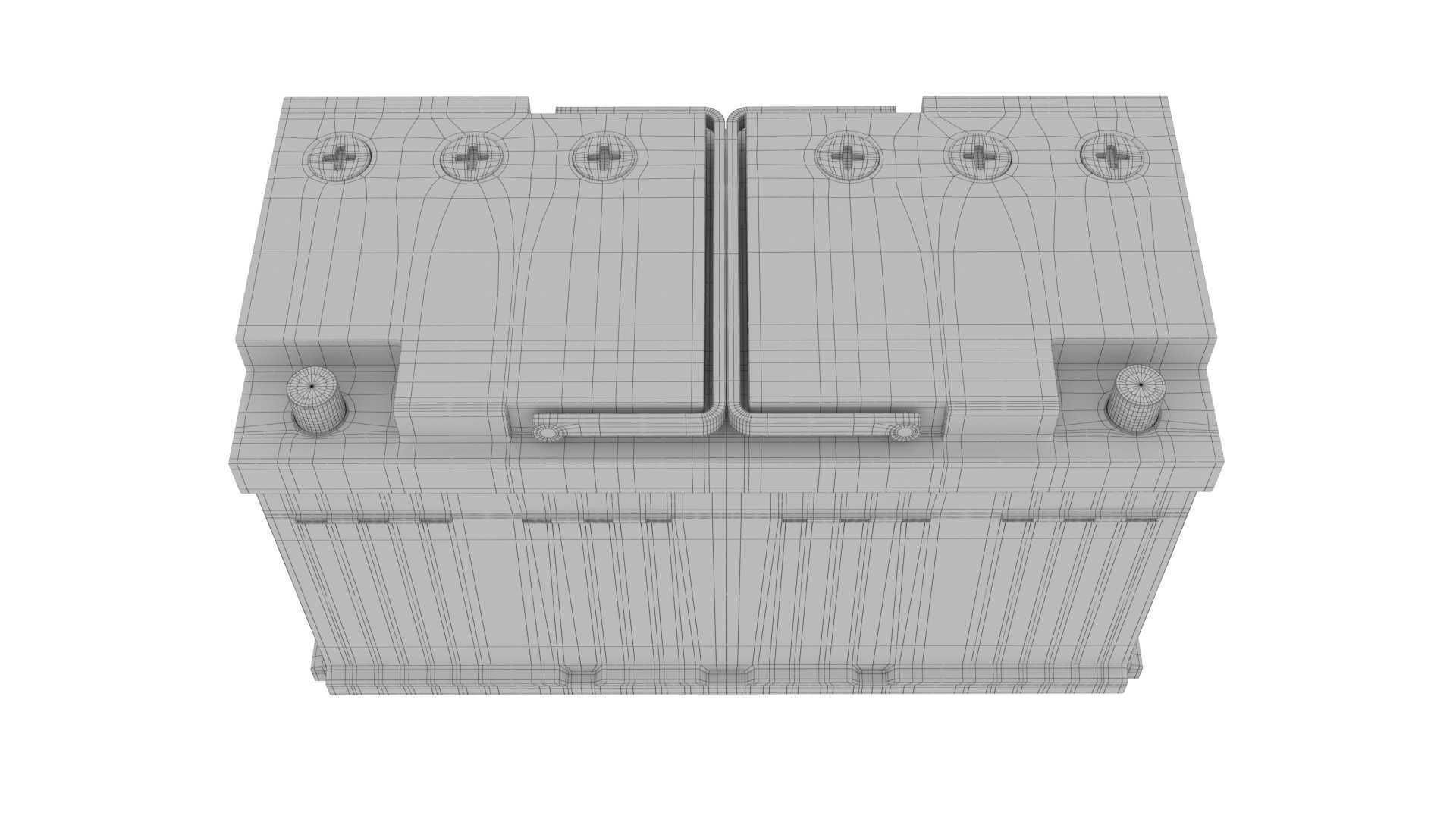 Car Battery 3D model_6