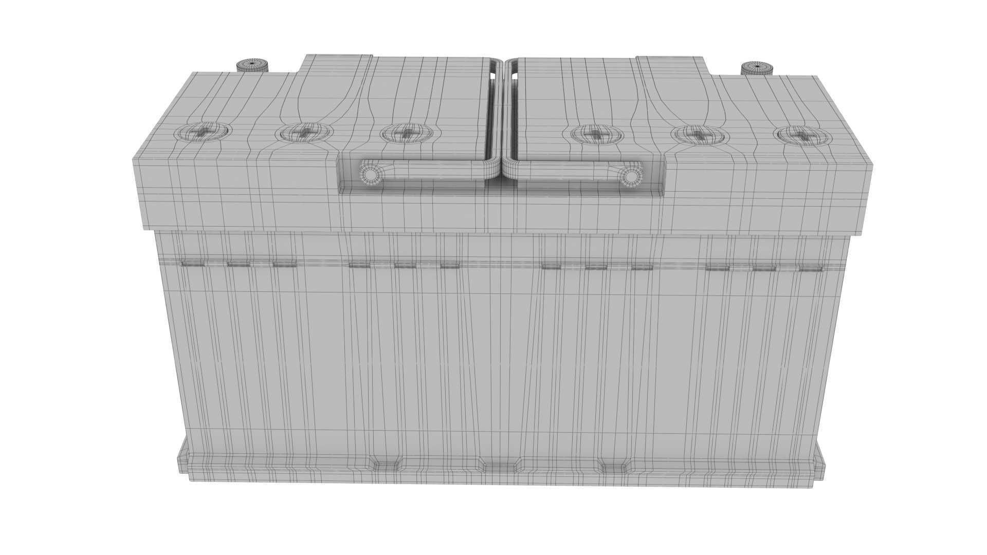 Car Battery 3D model_4
