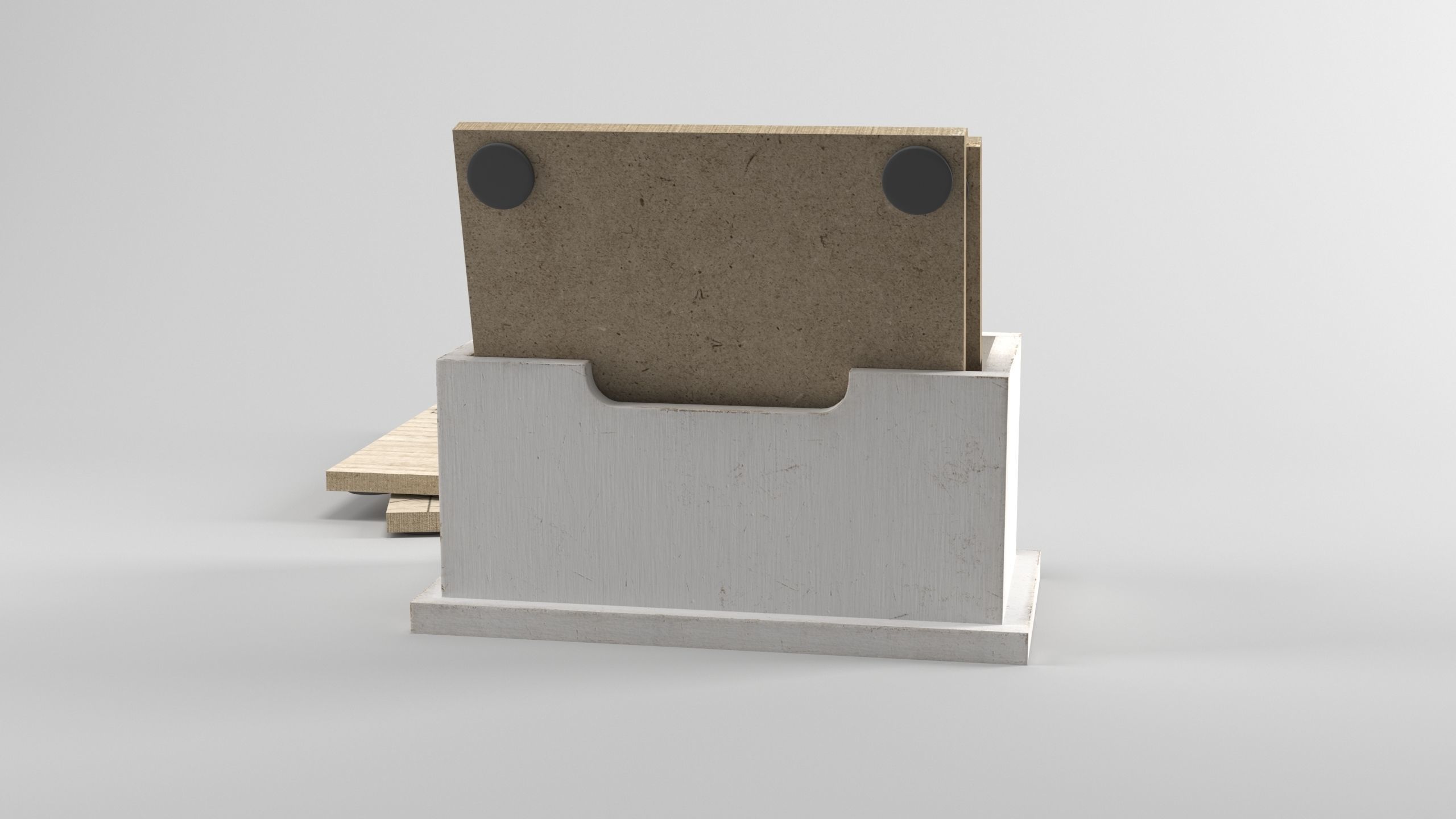 Drinks coaster set 3 Layouts included 3D model_5