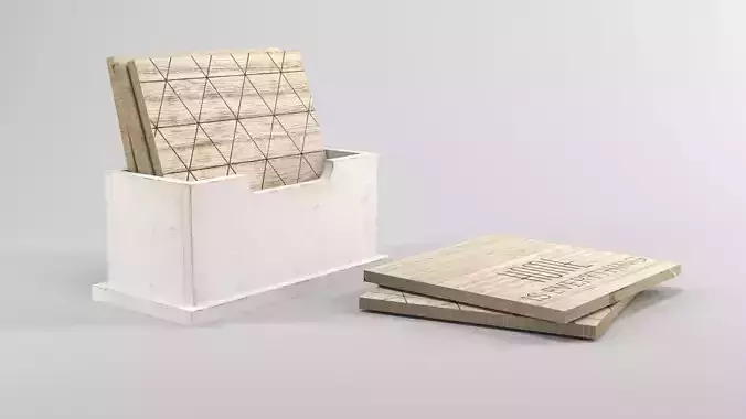 Drinks coaster set 3 Layouts included