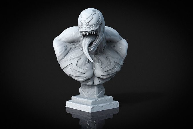 Venom Bust  3D print model