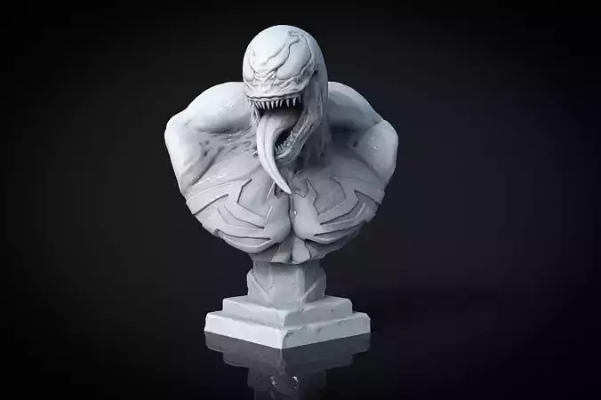 Venom Bust  3D print model