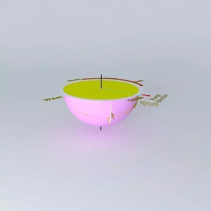Planes and lines in 3D space Free 3D model