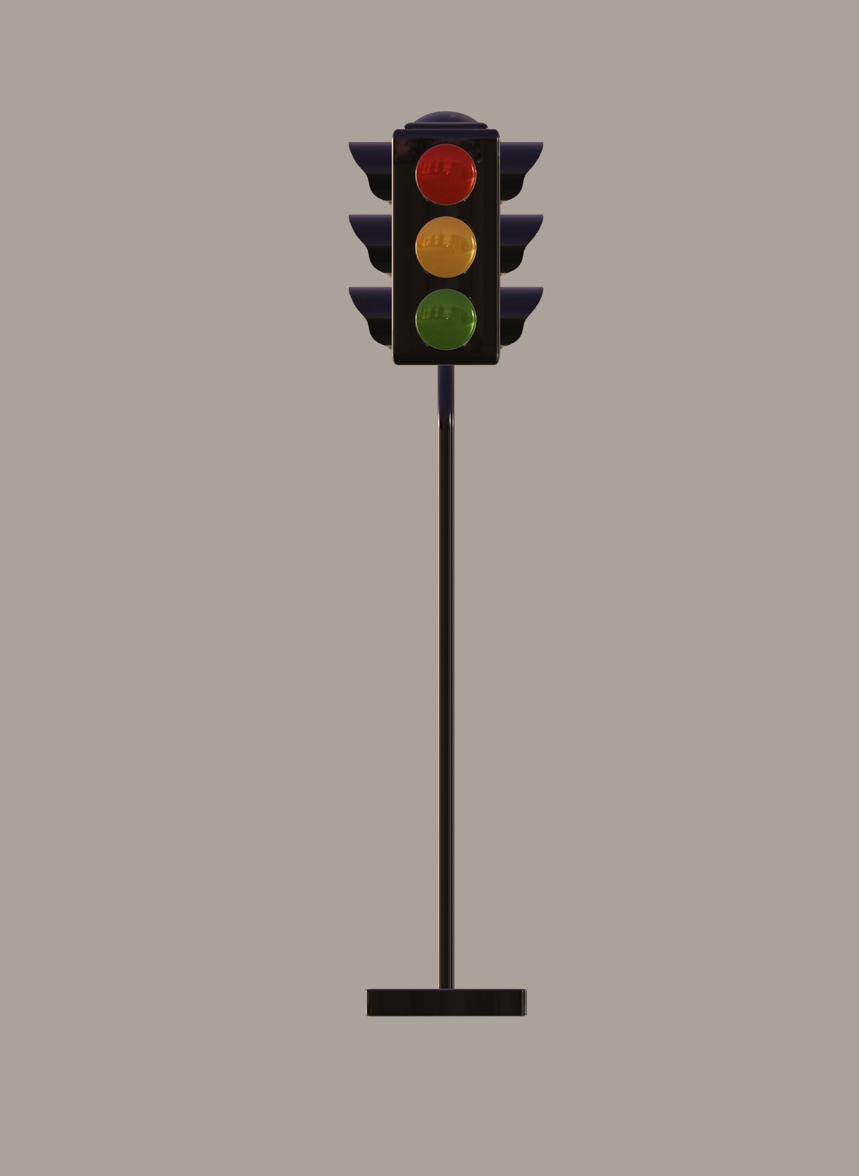 Traffic Light 3D model_1