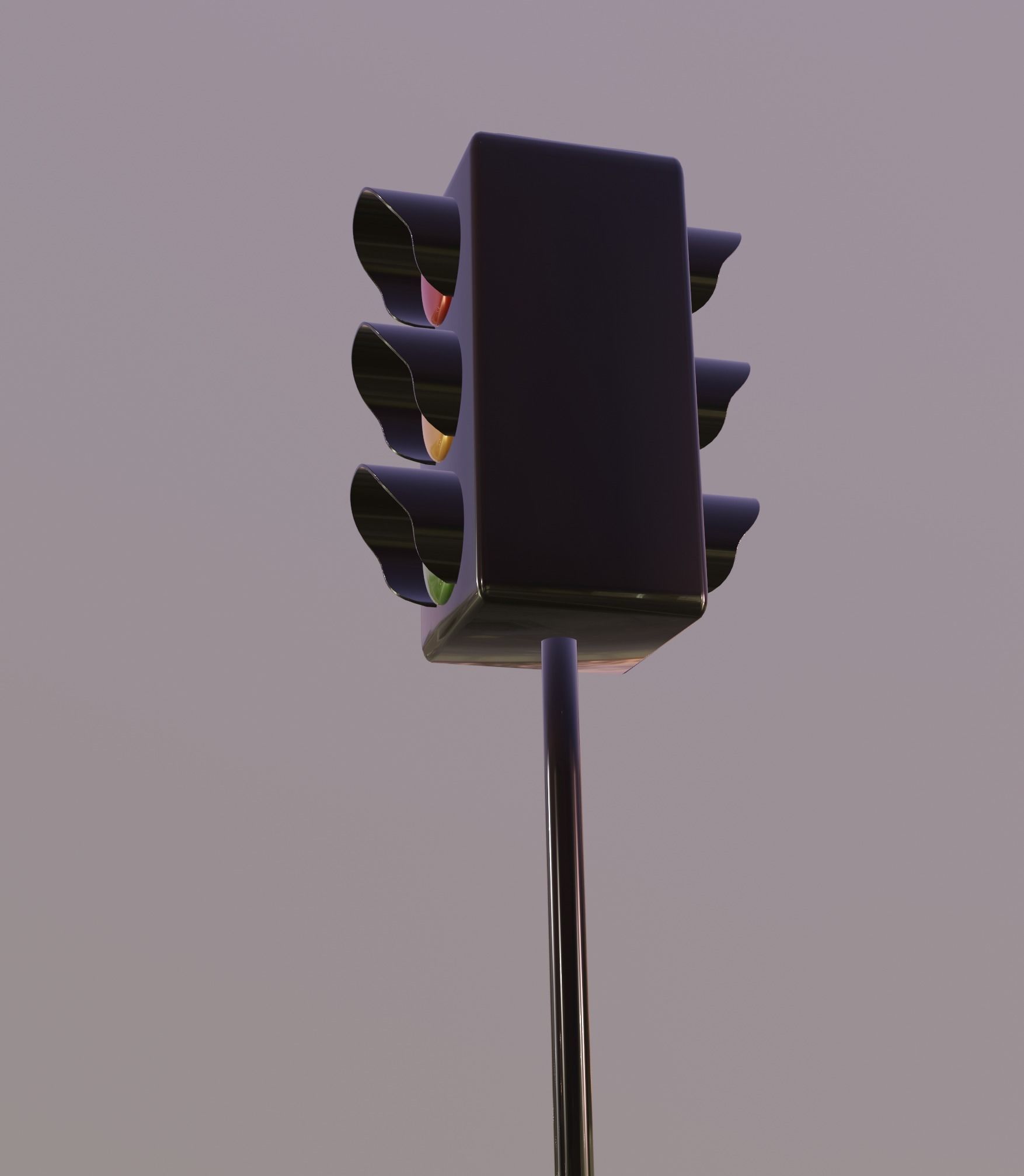 Traffic Light 3D model_5