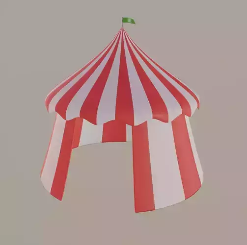 Circus Tent 3D model