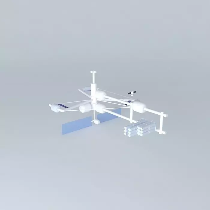 Icarus space station Free 3D model