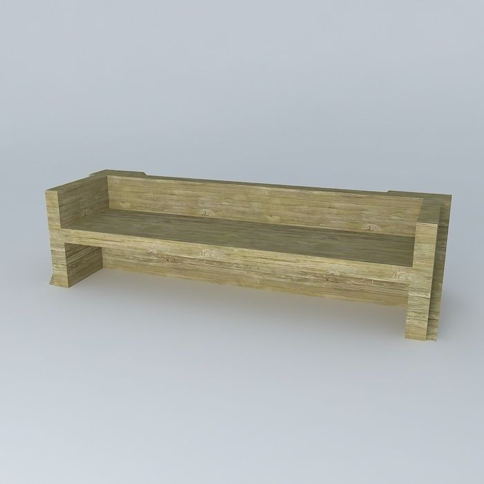 Reception table Free 3D model_1