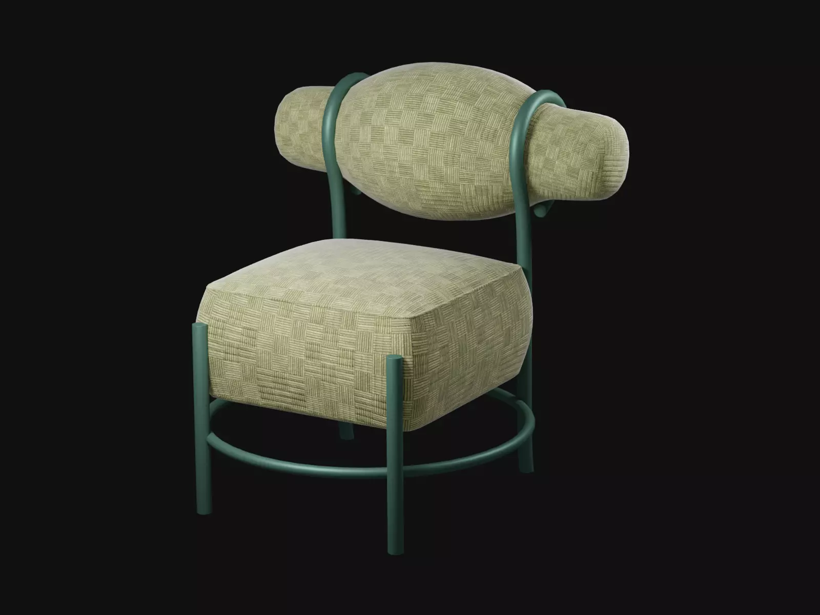 Chair Subdivision Ready for Film Low-poly 3D model_0