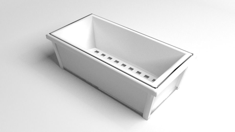 Flowerpot 2 box 3D model_3