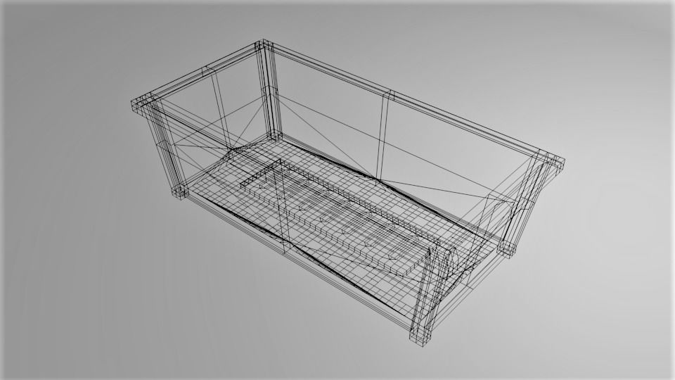 Flowerpot 2 box 3D model_4