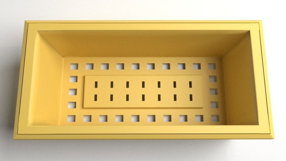 Flowerpot 2 box 3D model_1